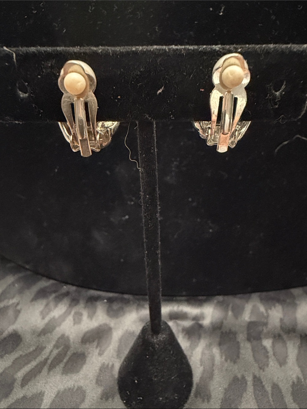 Classic Silver-Tone Knot Clip-On Earrings - Picture 2 of 2